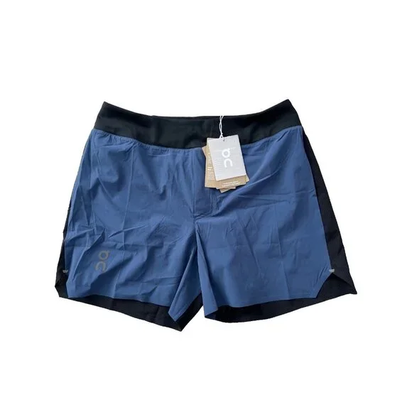 ON-Running 5" Lightweight Running Shorts Denim Black ( S ) - Picture 5 of 7